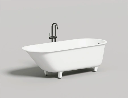 ванна salini ornella kit 102422m s-stone 179.5x79.5 см, белый